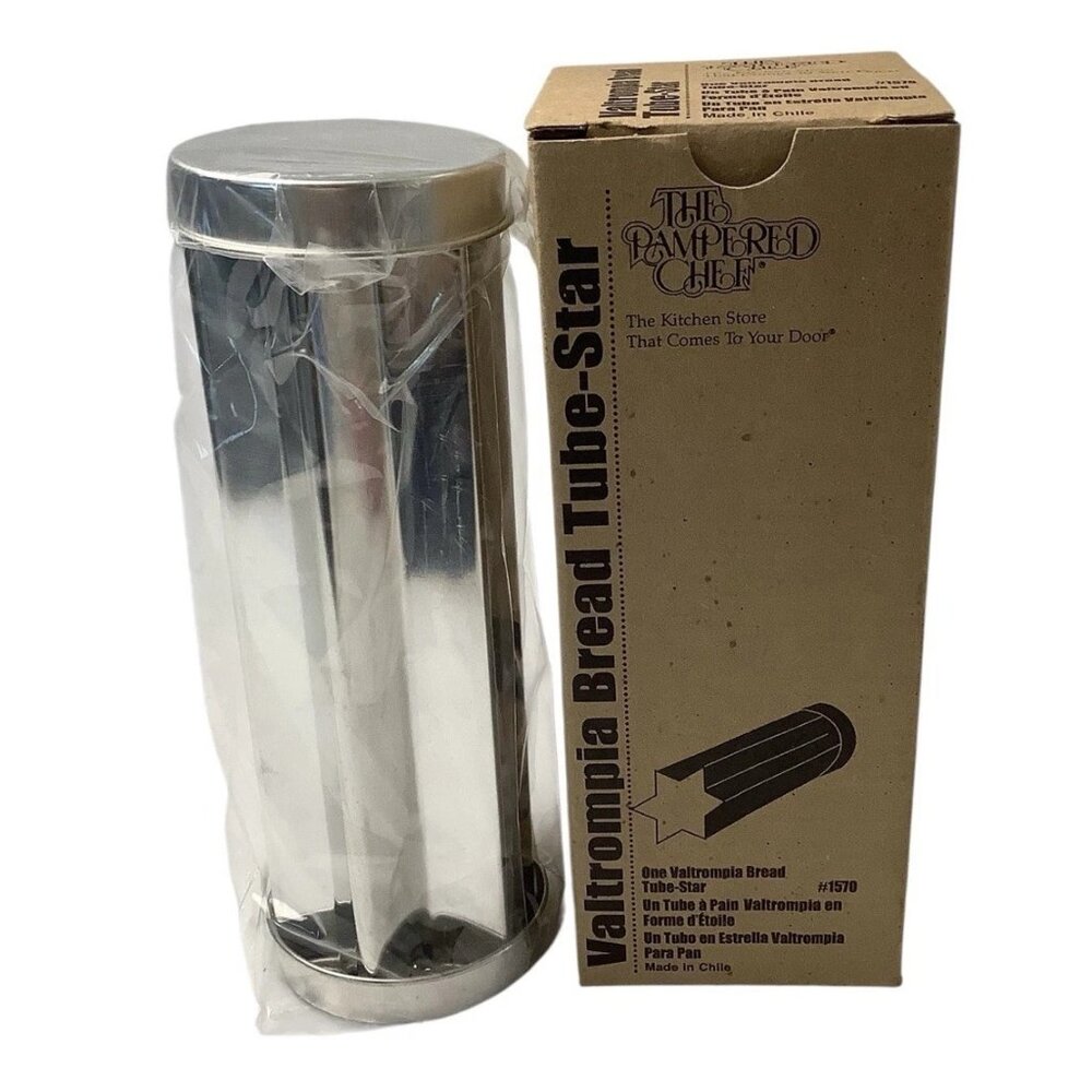 New In Box The Pampered Chef Bread Tube Star Shape Valtrompia